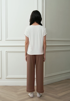 The Skim Latte Cotton Tee - The Devil Wears Prada