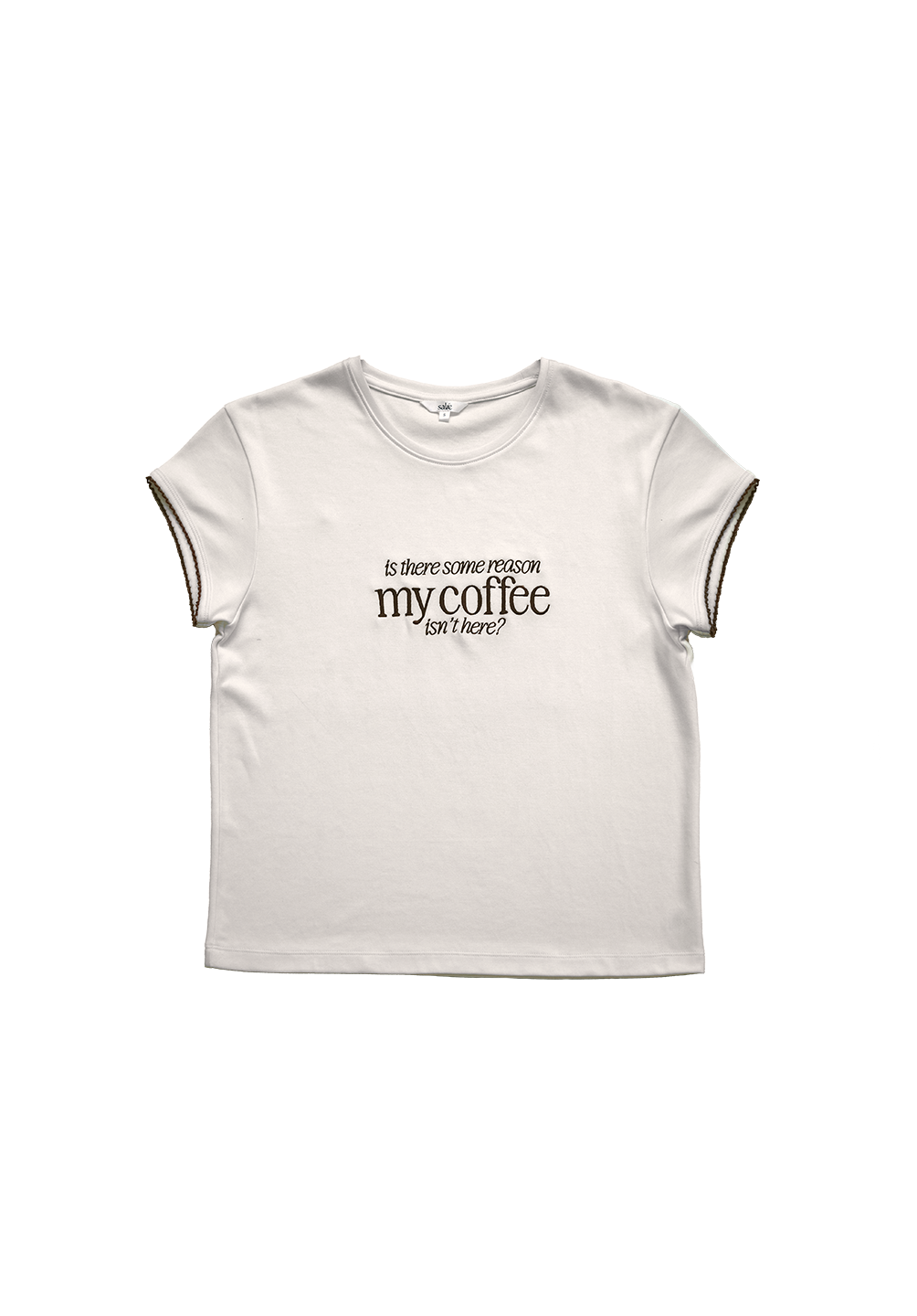 The Skim Latte Cotton Tee - The Devil Wears Prada