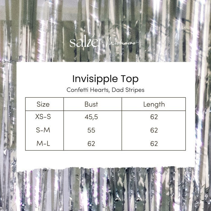 Invisipple Jammies Set Dad Stripes - SALIE x Michimomo