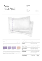 Adult Head Pillow Luna Collection - SALIE