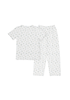 SALIE X Elxi Elvina - Bamboo Pointelle Long Pyjamas Set in Bluebell