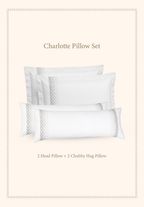 [BUNDLE] Head & Hug Pillow Set Charlotte Collection