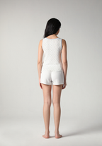 SALIE X Elxi Elvina - Bamboo Pointelle Tank in Bluebell