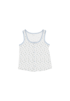 SALIE X Elxi Elvina - Bamboo Pointelle Tank in Bluebell