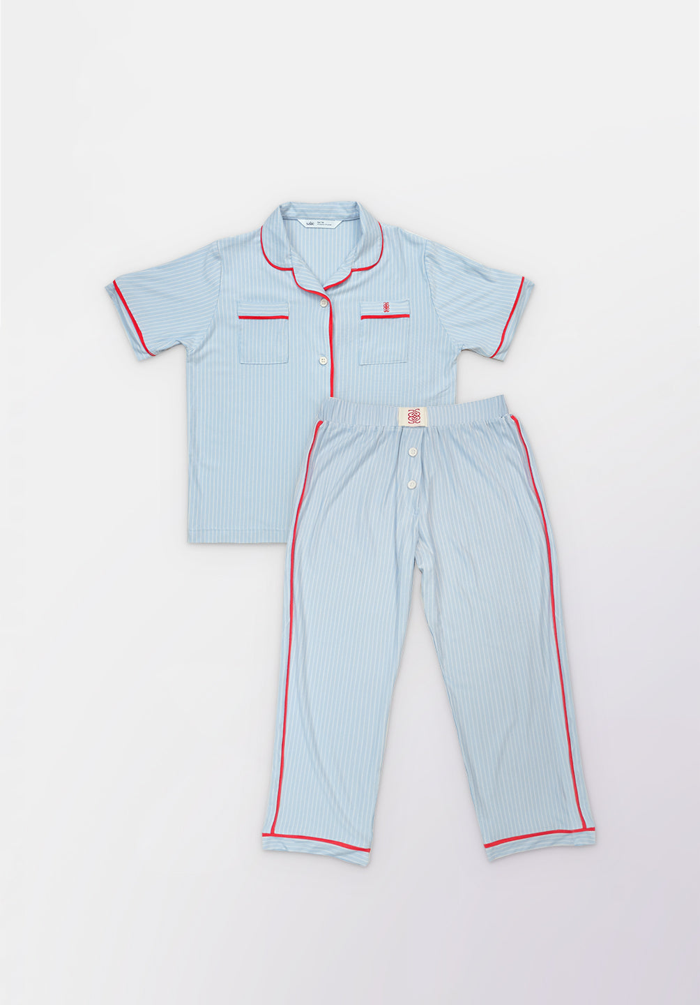 Women Bamboo Long PJs Set Dad Stripes - SALIE x Michimomo