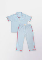 Women Bamboo Long PJs Set Dad Stripes - SALIE x Michimomo