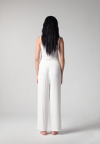 SALIE X Elxi Elvina - Bamboo Pointelle Strap Tank in Opal White