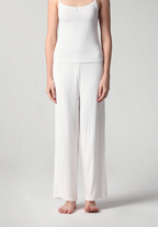 SALIE X Elxi Elvina - Bamboo Pointelle Long Pants in Opal White