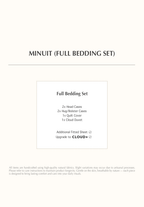 FULL Super King Bedding Set Minuit Collection
