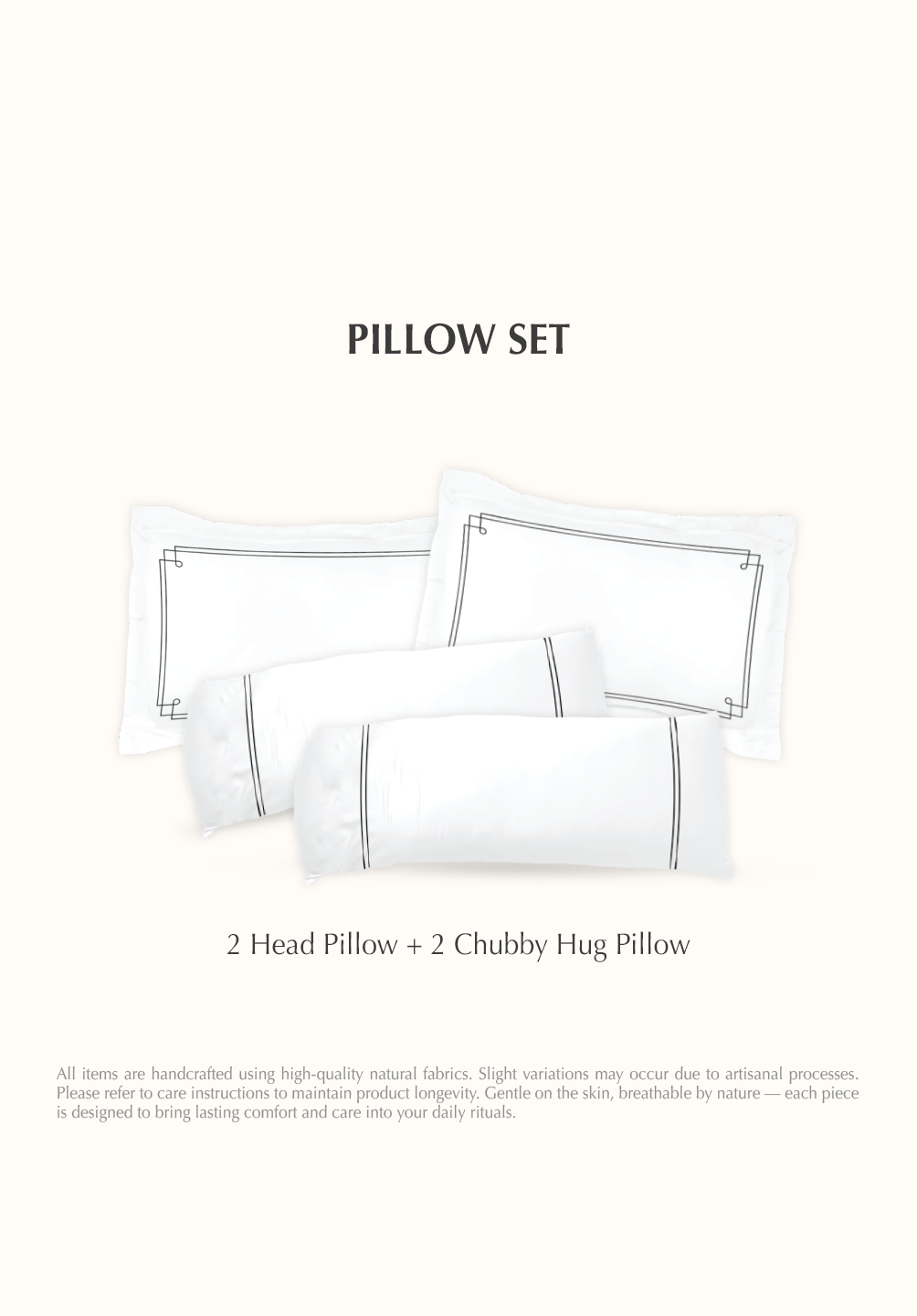 BUNDLE Head & Hug Pillow Sets Minuit Collection