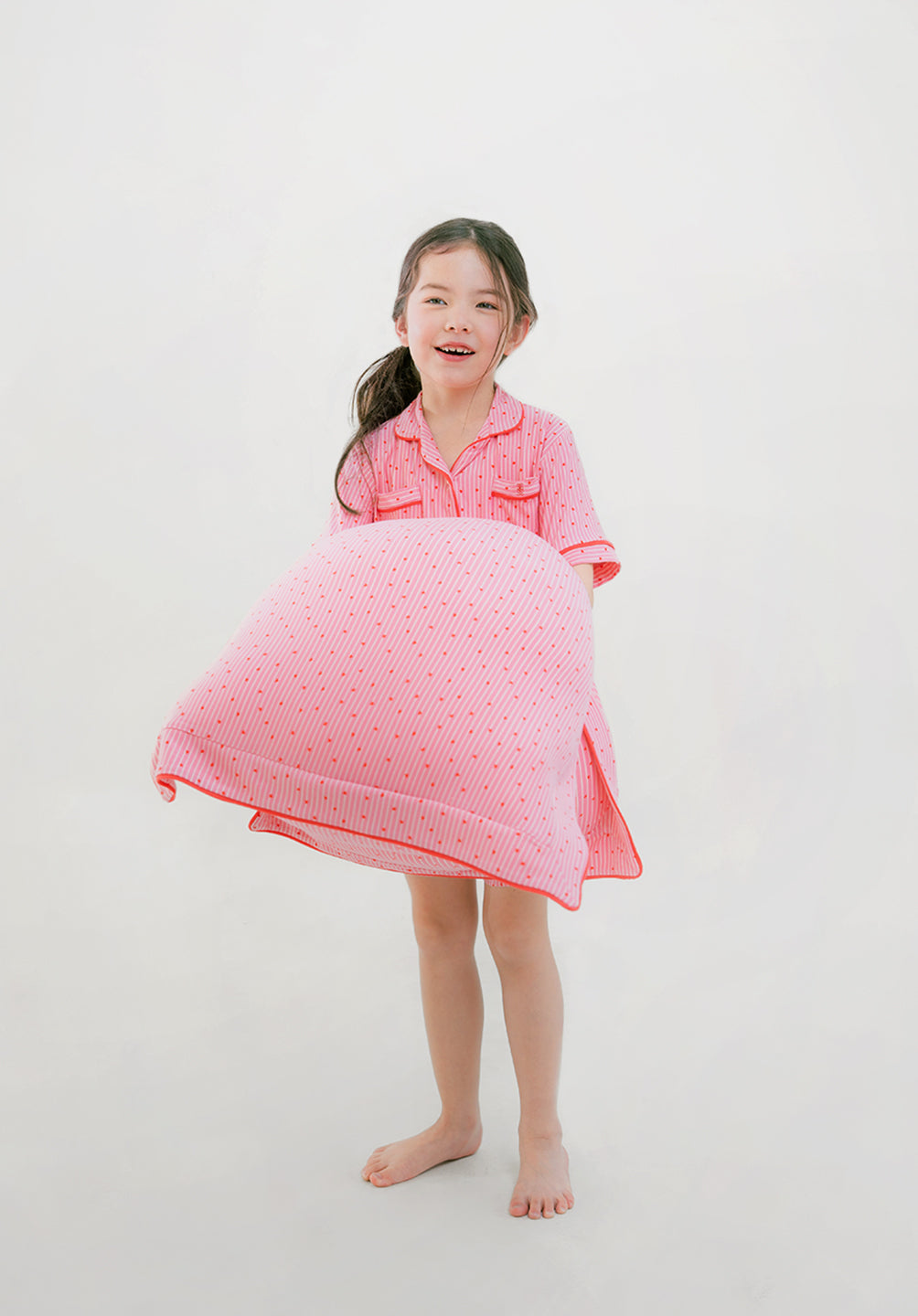 Kids Adult Head Pillow Confetti Hearts - SALIE x Michimomo