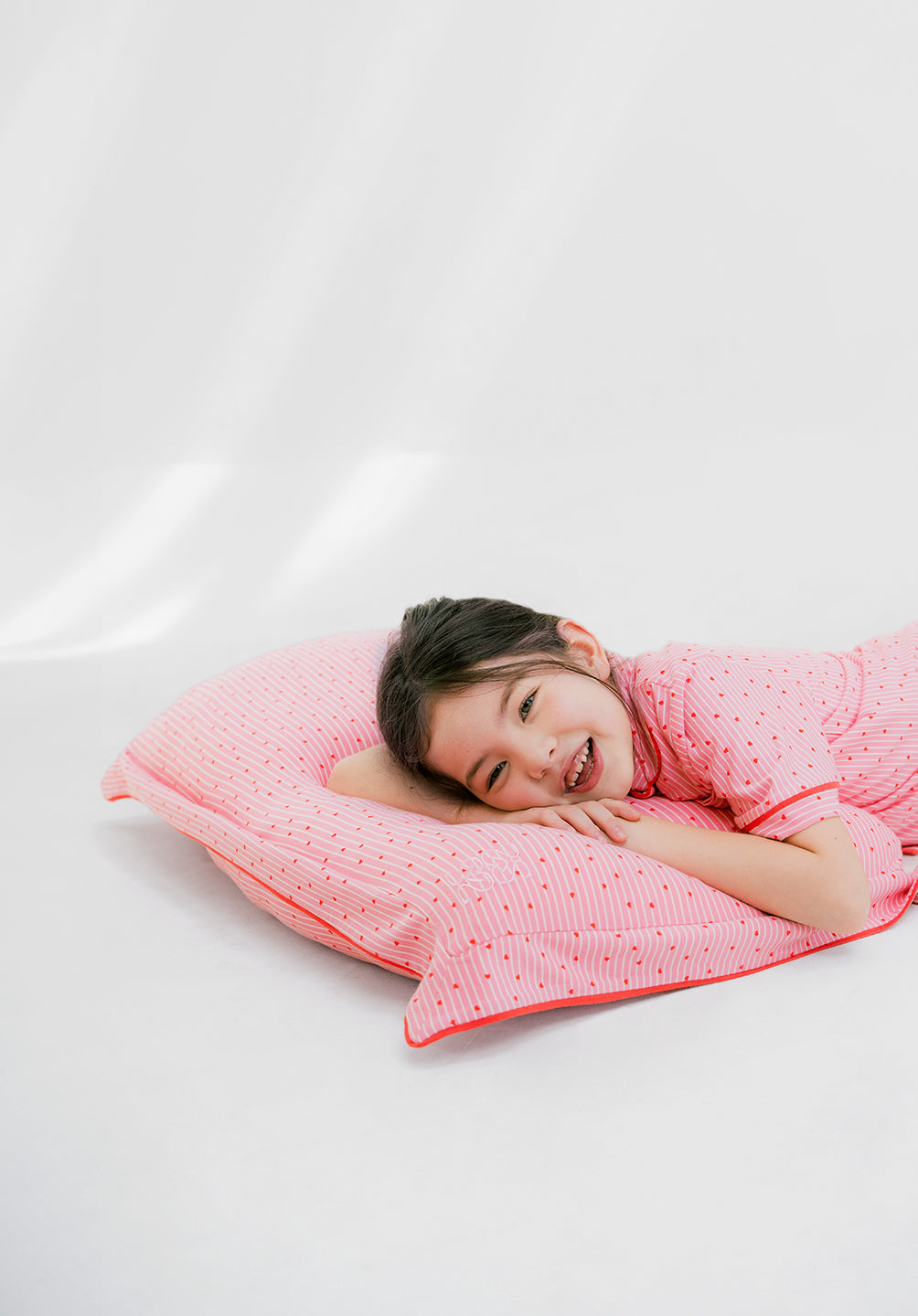 Kids Adult Head Pillow Confetti Hearts - SALIE x Michimomo