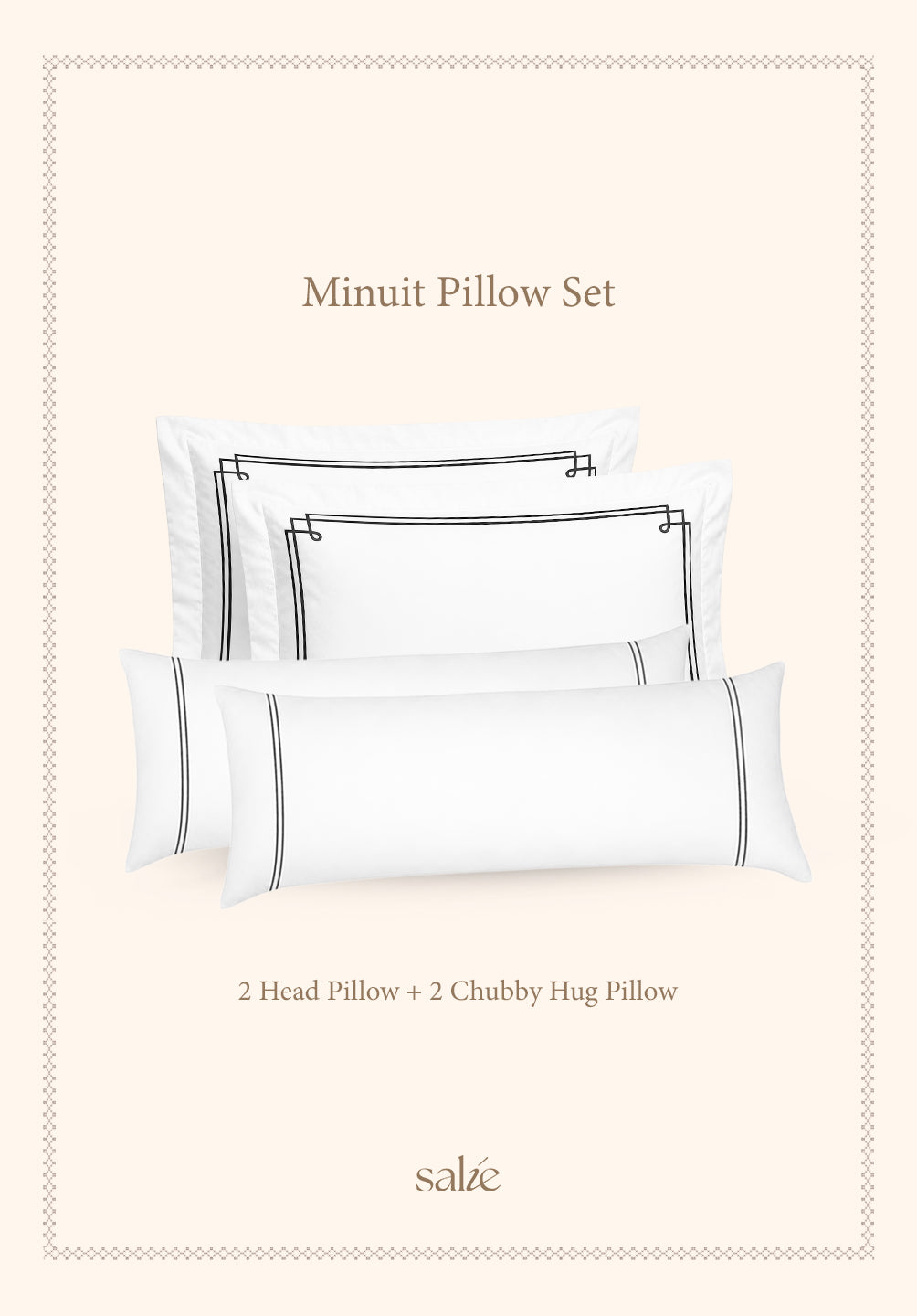BUNDLE Head & Hug Pillow Sets Minuit Collection