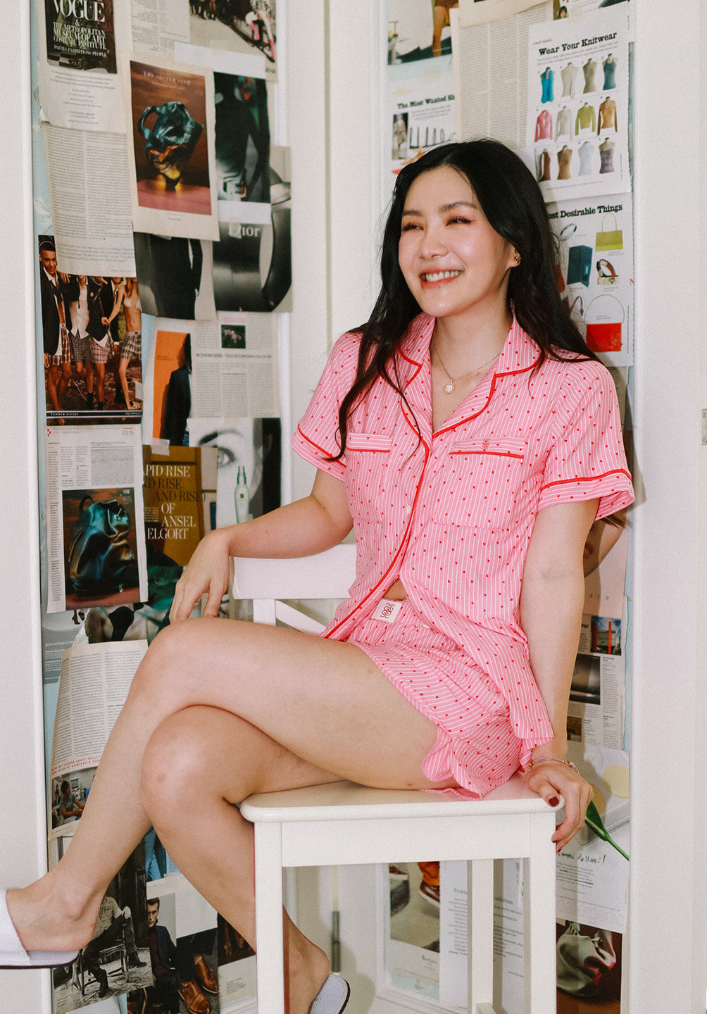 Invisipple Jammies Set Confetti Hearts - SALIE x Michimomo