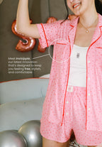 Invisipple Jammies Set Confetti Hearts - SALIE x Michimomo