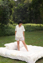 Women Short Button Pyjamas Set Celeste Collection