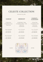 Super King Full Bedding Set Celeste Collection
