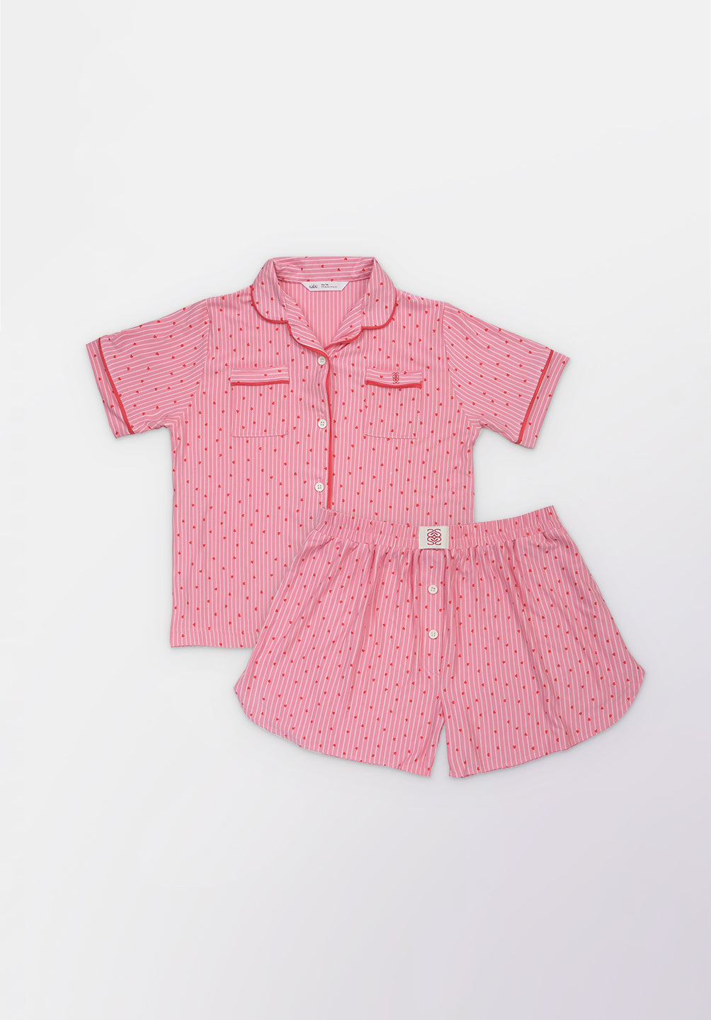 Invisipple Jammies Set Confetti Hearts - SALIE x Michimomo