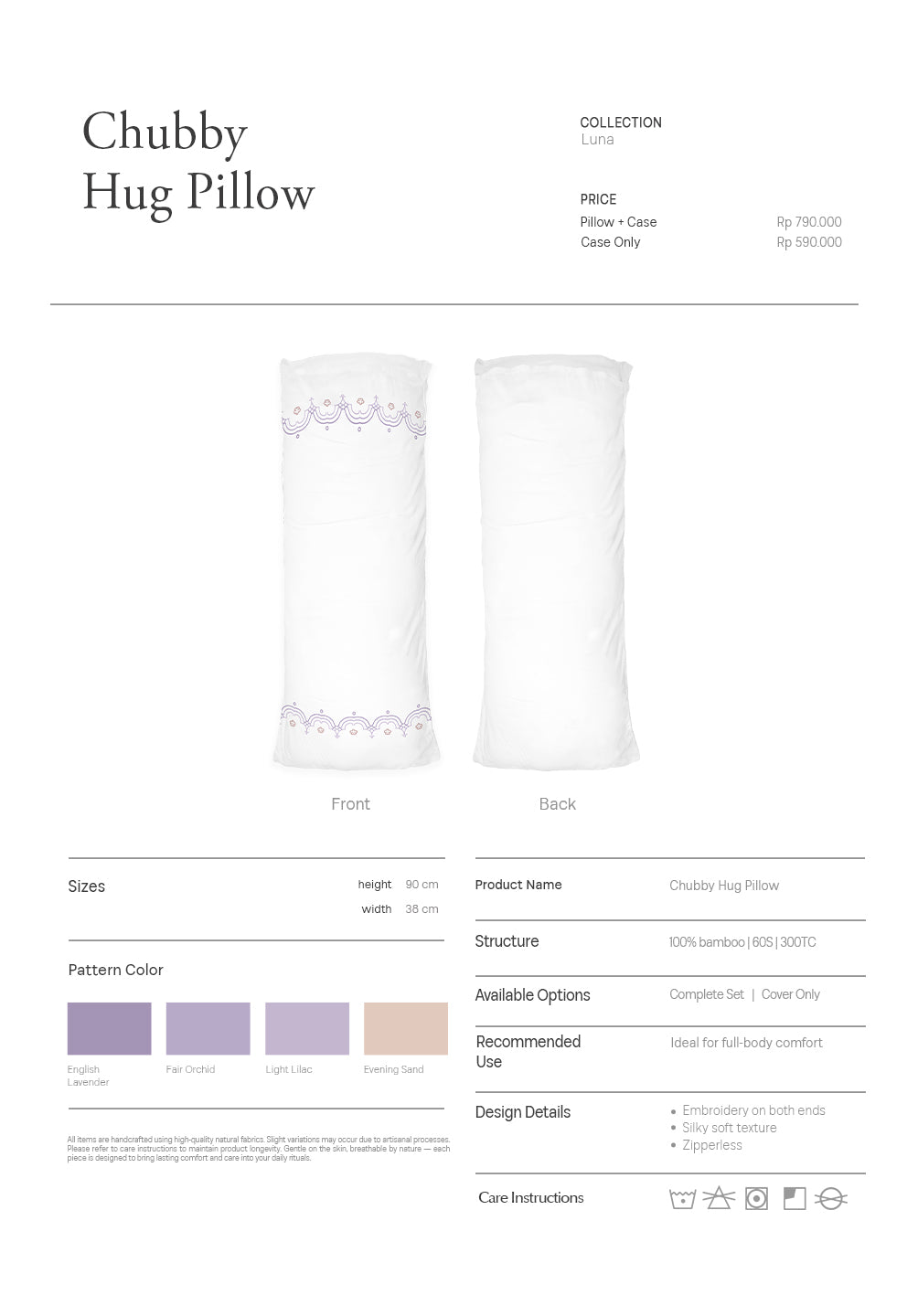 Chubby Hug Pillow Luna Collection - SALIE