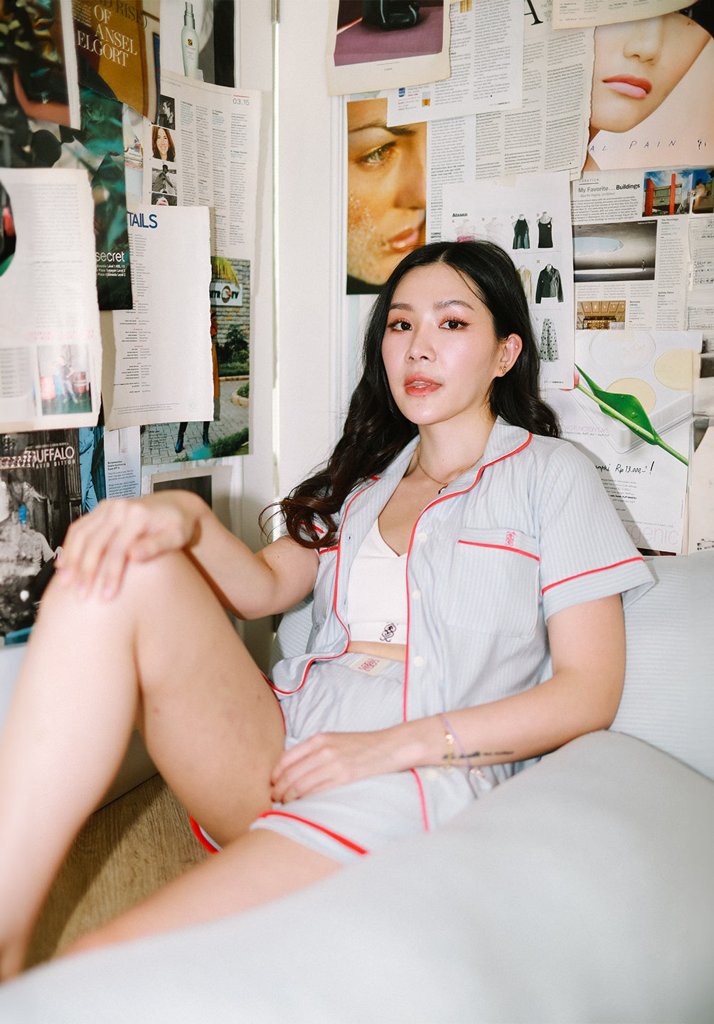 Invisipple Jammies Set Dad Stripes - SALIE x Michimomo