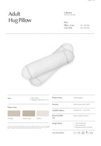 [Bolster] Adult Hug Pillow Amelia Collection