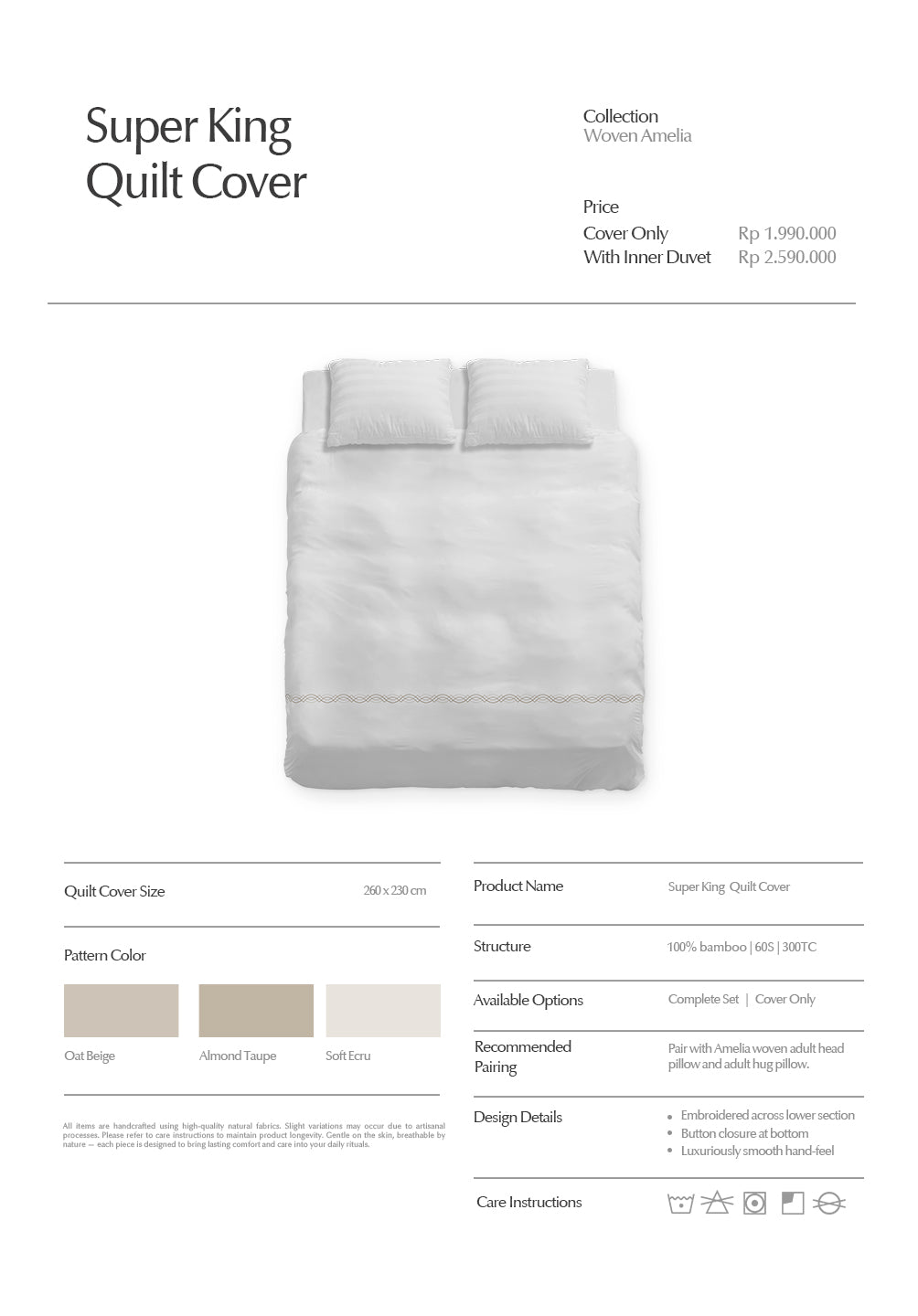 Super King Quilt Cover Super King Bed Amelia Collection