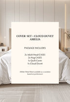 Bamboo Woven Full Bedding Set Amelia Super King Bed