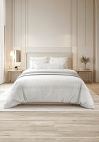 Bamboo Woven Full Bedding Set Charlotte Super King Bed