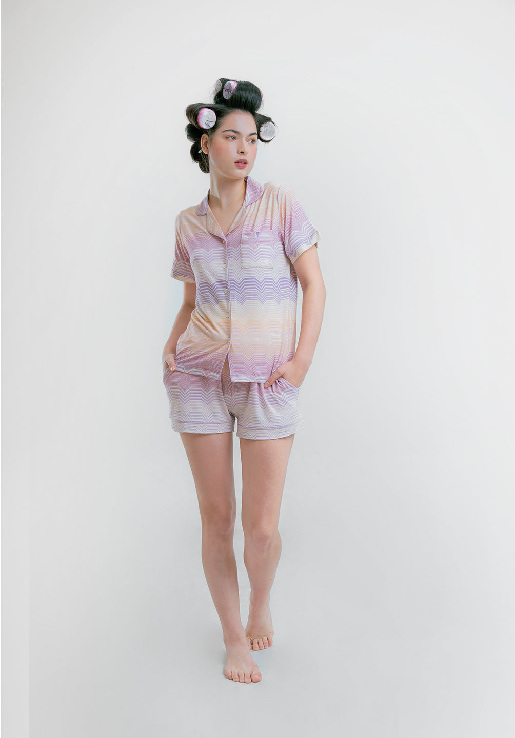 Bamboo Button Pyjamas Set