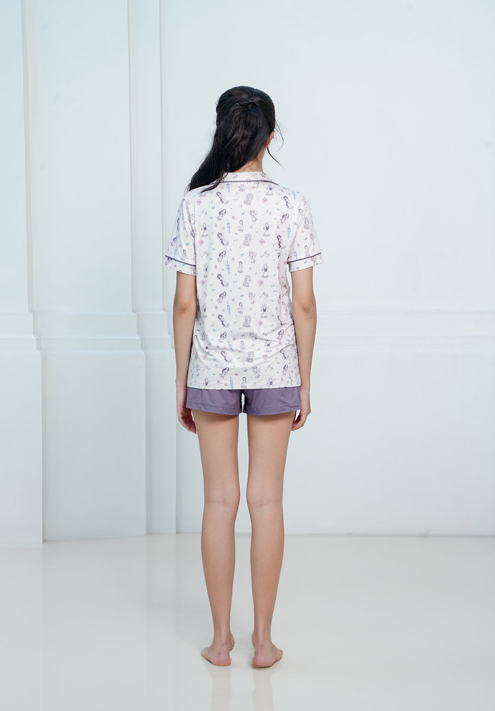 Women Short Button Pyjamas Disney Princess