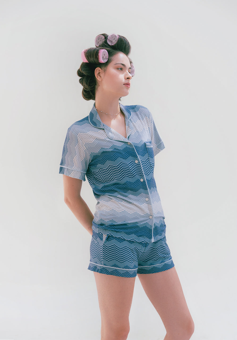 Bamboo Button Pyjamas Set