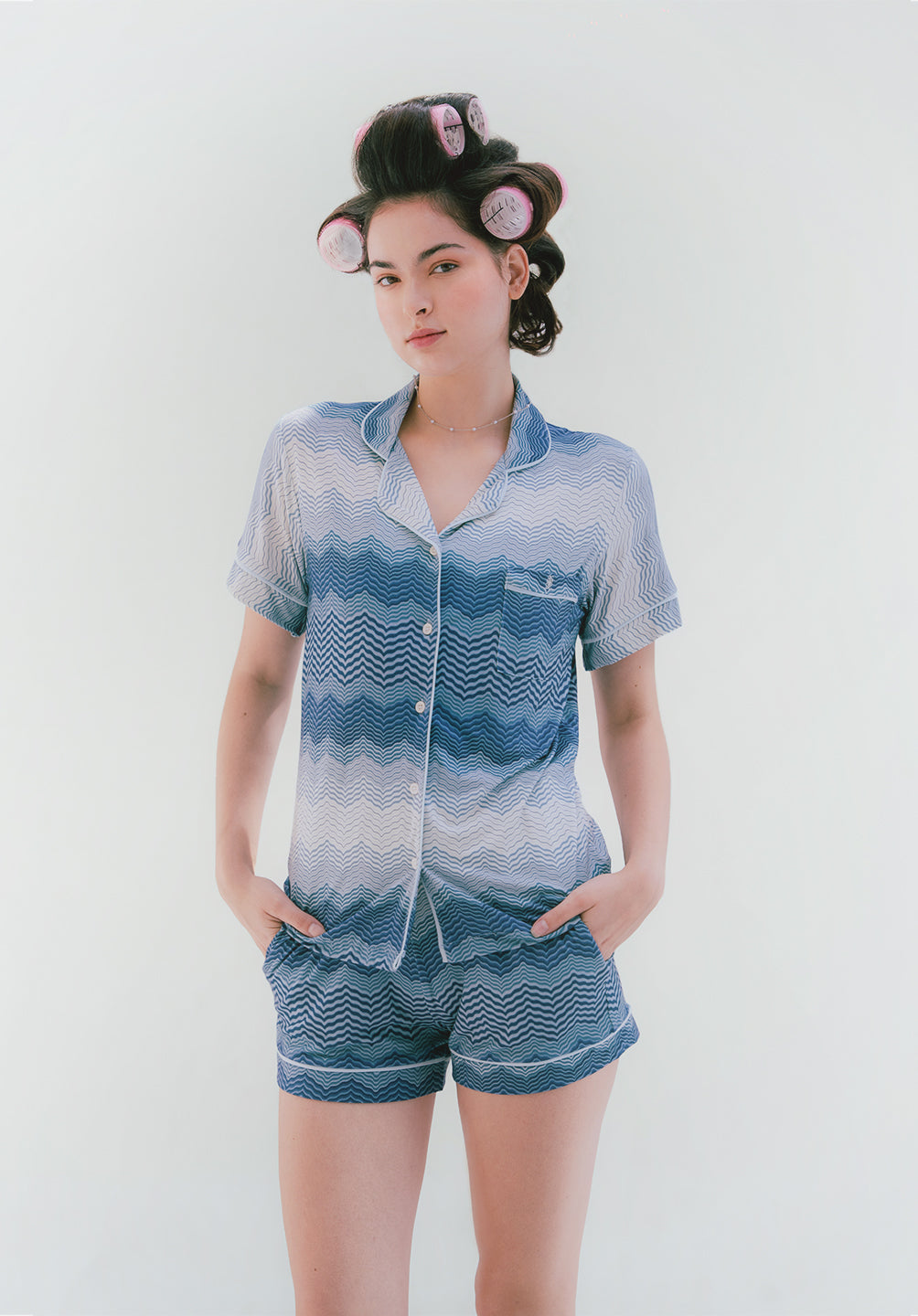 Bamboo Button Pyjamas Set