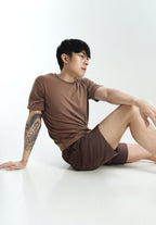 Men T-Shirt in Espresso