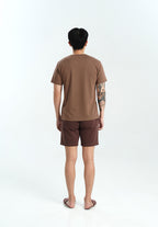 Men T-Shirt in Espresso
