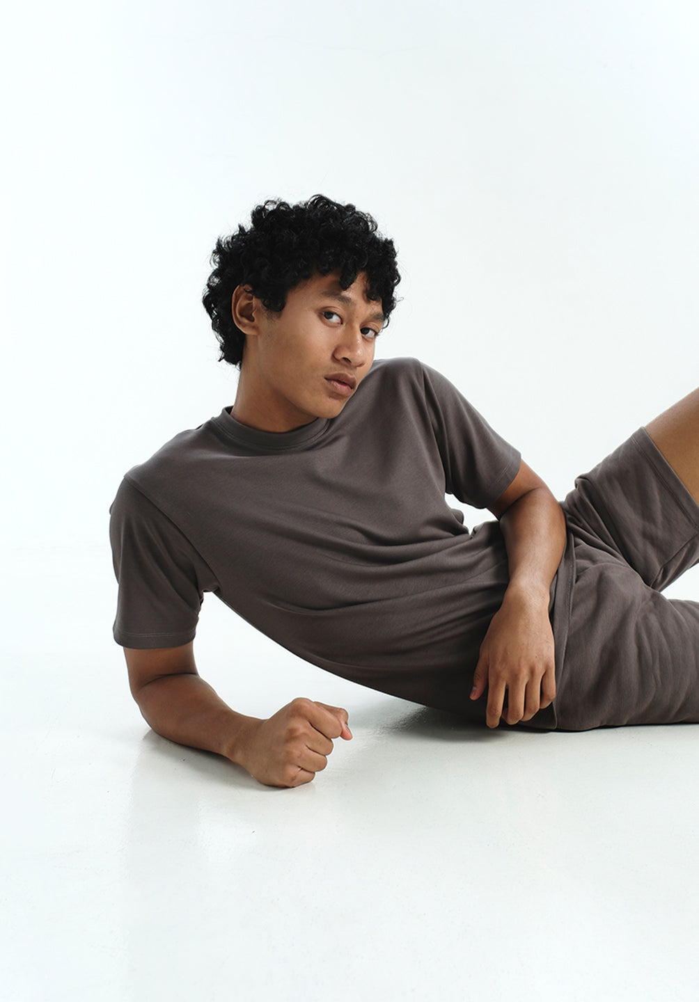 Men T-Shirt in Charcoal