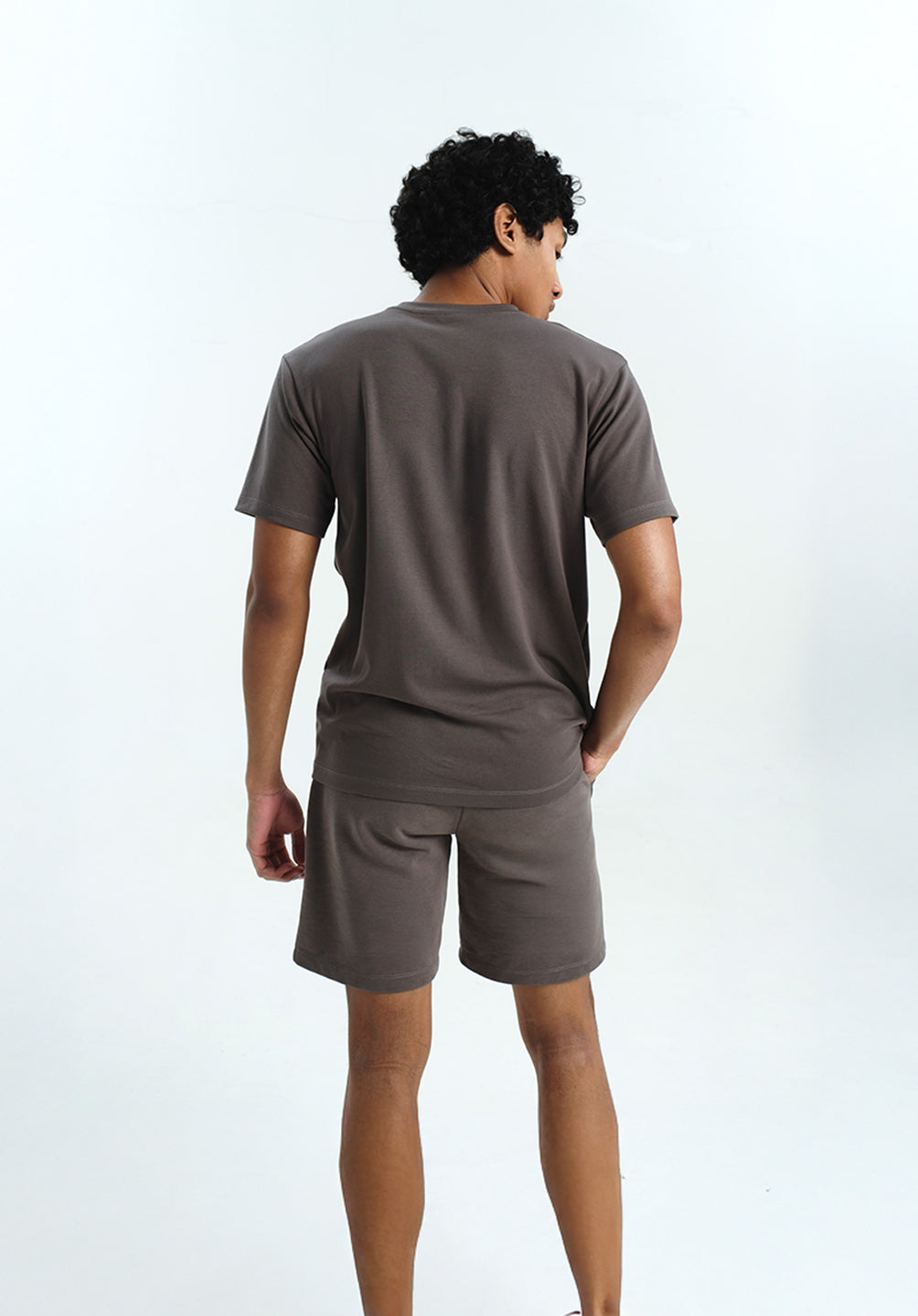 Men T-Shirt in Charcoal