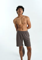 Men Sweat Shorts in Charcoal