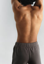 Men Sweat Shorts in Charcoal