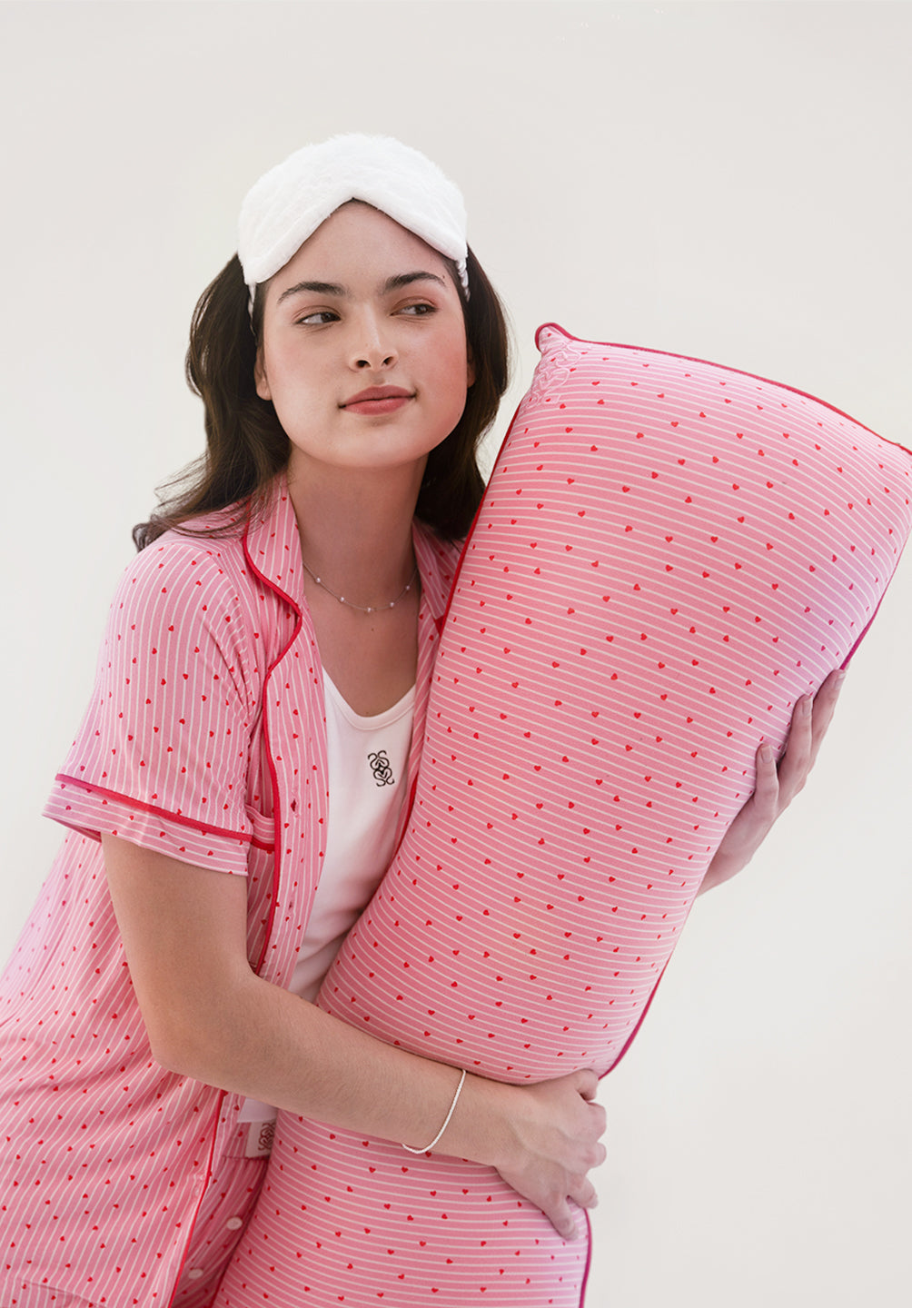 Chubby Hug Pillow Confetti Hearts - SALIE x Michimomo