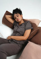 Chubby Hug Pillow Nudes in Espresso